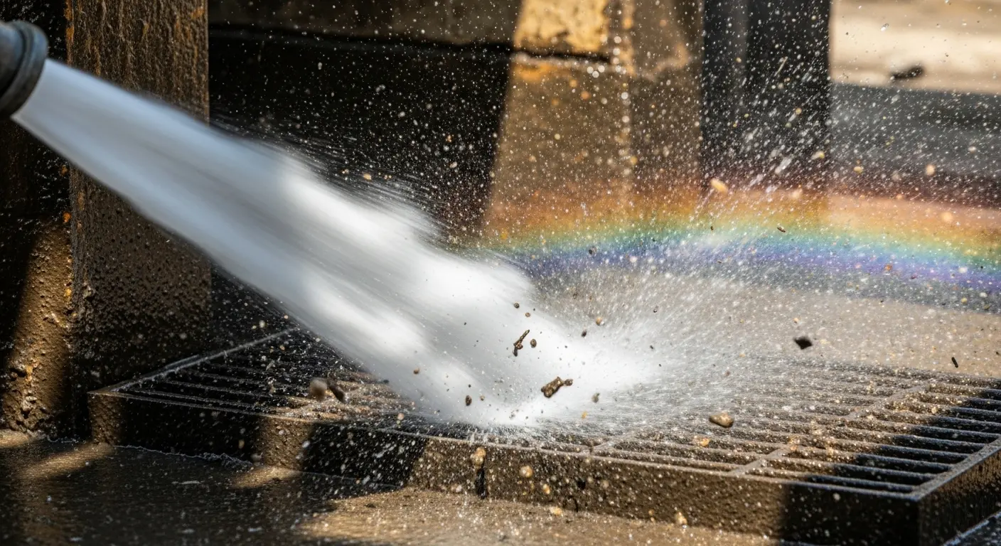 Servicio profesional de waterblast industrial con agua a alta presión